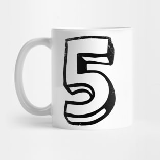 Number 5 Mug